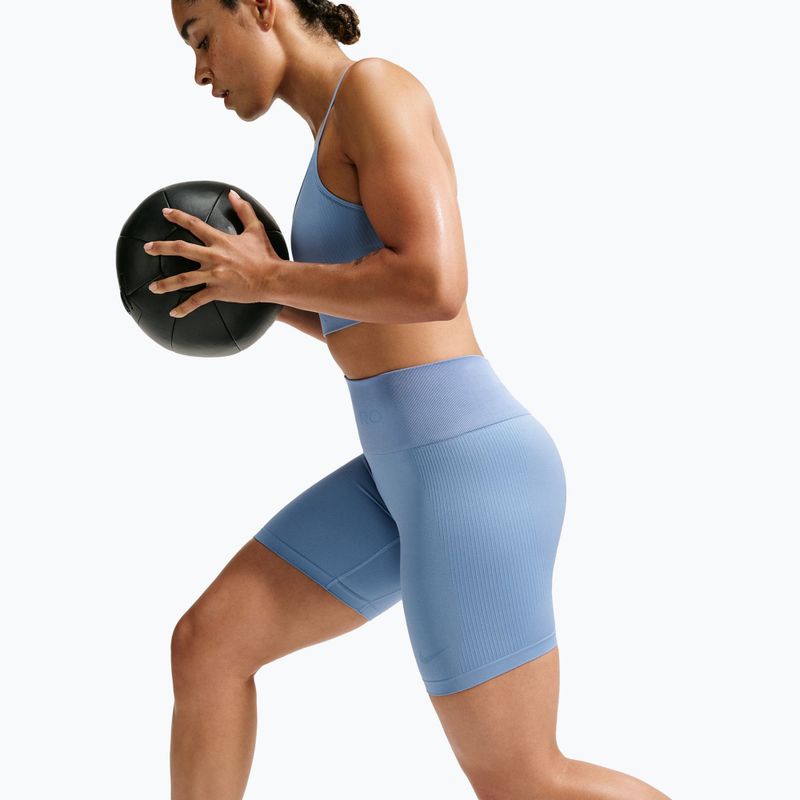 Női edző rövidnadrág Nike Pro Seamless work blue 5