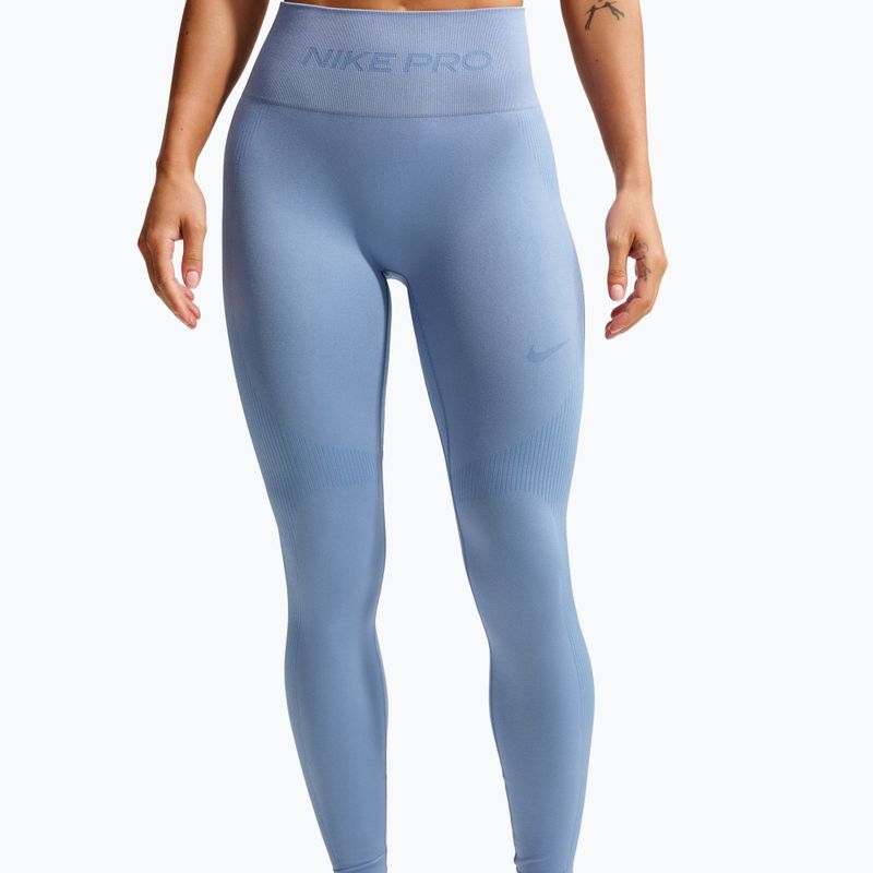 Női leggingsek Nike Pro Seamless work blue 3