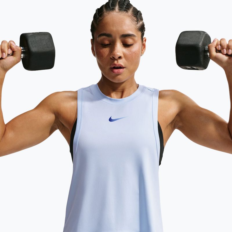 Női edző póló Nike Pro hydrogen blue/old royal 4