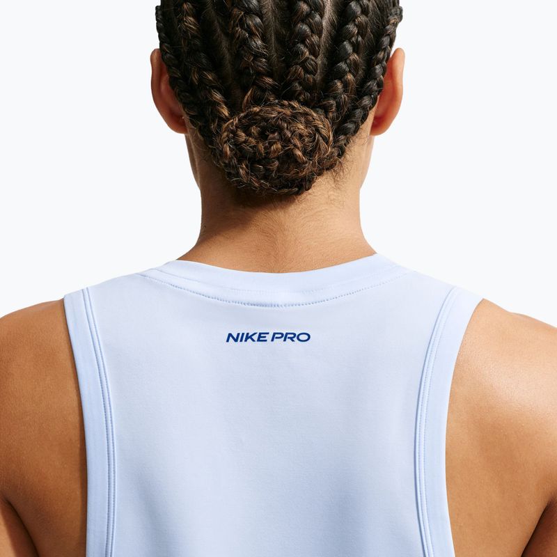 Női edző póló Nike Pro hydrogen blue/old royal 5