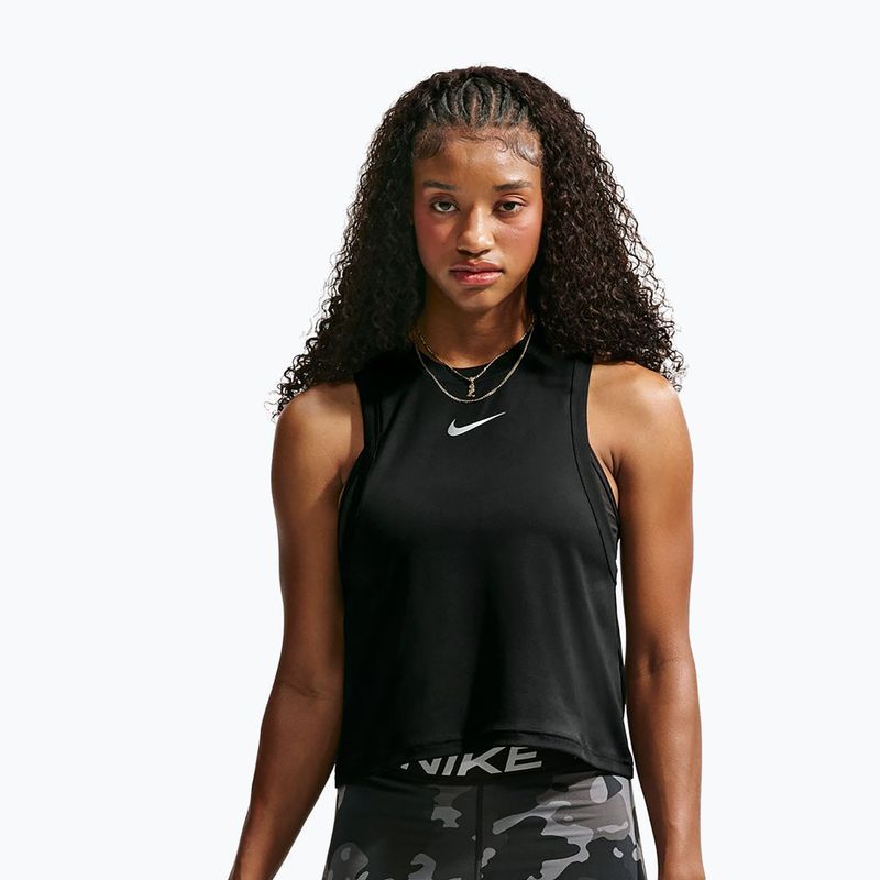 Női edző póló Nike Pro black/white