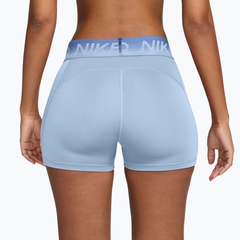 Női edző rövidnadrág Nike Pro hydrogen blue/aluminum 2