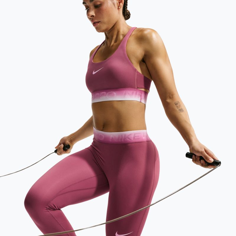 Női leggingsek Nike Pro pink smoke/pink rise 6