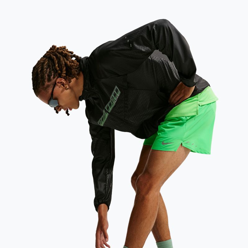 Férfi Nike Stride Dri-Fit rövidnadrág, bélelt, 5" zöld szikra 4
