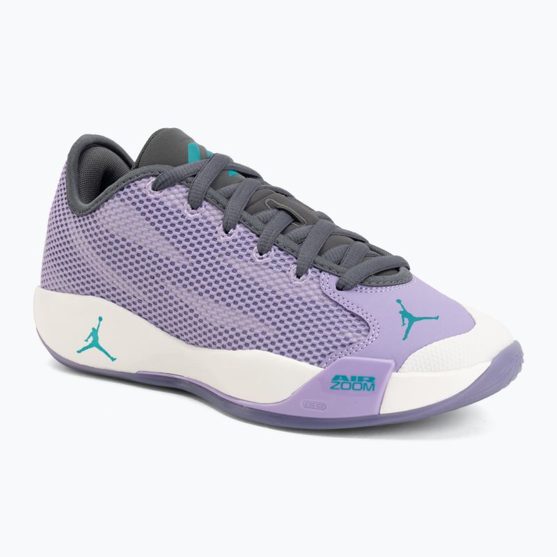 Férfi kosárlabdacipő Jordan Luka 77 urban lilac/iron grey/sail/rio teal