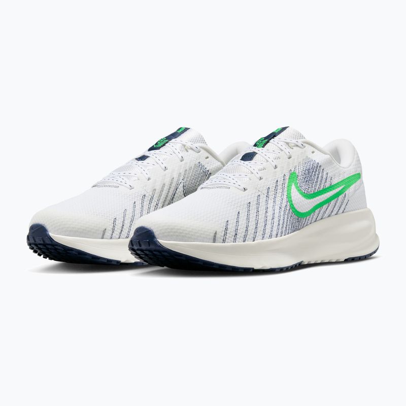 Férfi futócipők Nike Run Defy White/Midnight Navy/Green Spark 3