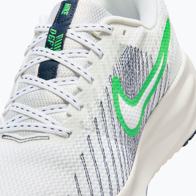 Férfi futócipők Nike Run Defy White/Midnight Navy/Green Spark 7