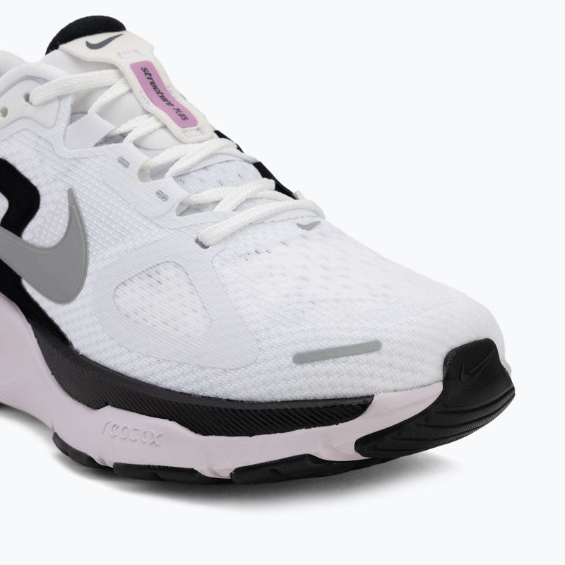 Női futócipők Nike Structure Plus white/black/metallic silver 7