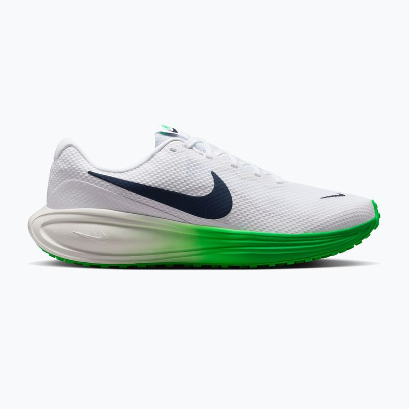 Férfi futócipők Nike Revolution 8 white/green spark/midnight navy
