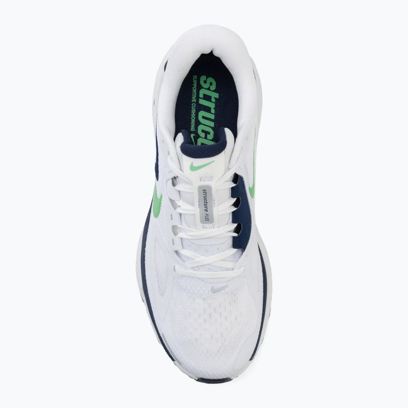 Férfi futócipők Nike Structure Plus white/midnight navy/green spark 5