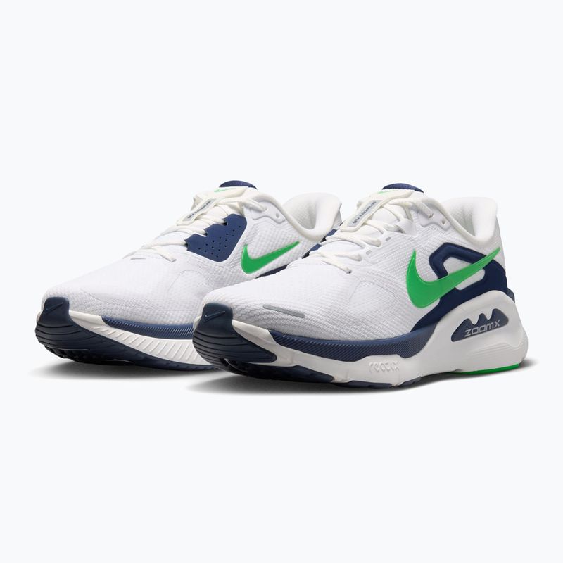 Férfi futócipők Nike Structure Plus white/midnight navy/green spark 3