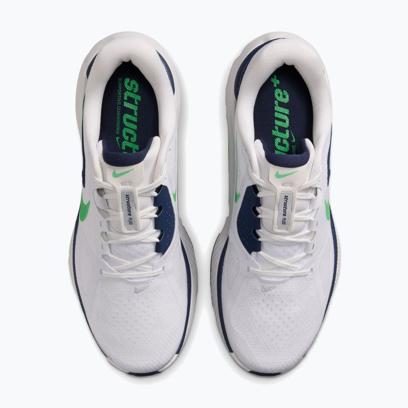 Férfi futócipők Nike Structure Plus white/midnight navy/green spark 5