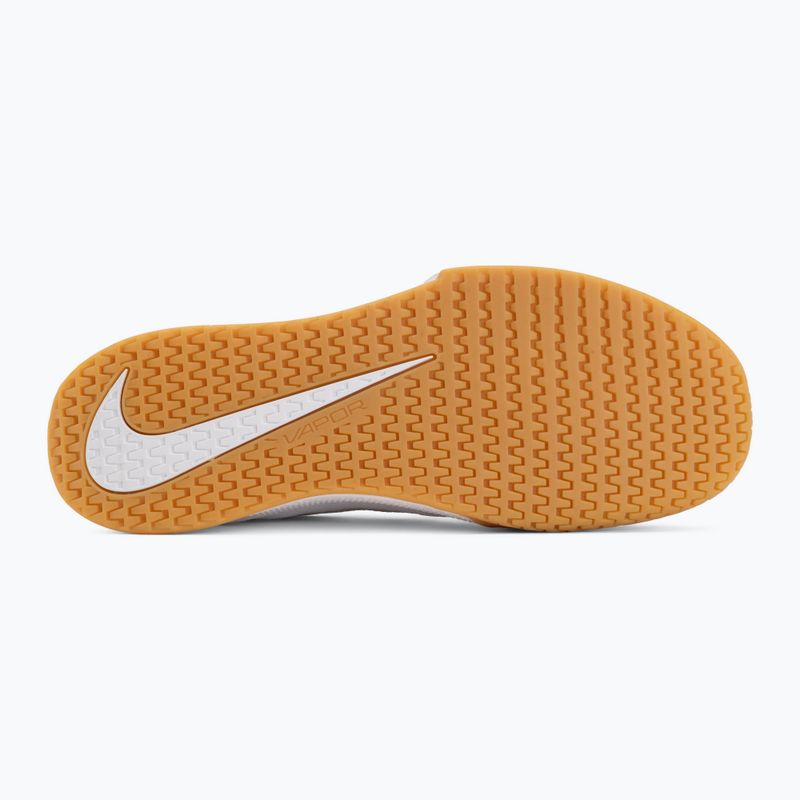 Férfi teniszcipő Nike Vapor Lite 3 White/Summit White/Light Orewood Brown 4