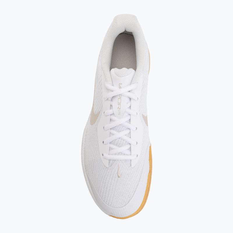 Férfi teniszcipő Nike Vapor Lite 3 White/Summit White/Light Orewood Brown 5