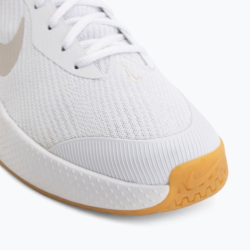 Férfi teniszcipő Nike Vapor Lite 3 White/Summit White/Light Orewood Brown 7