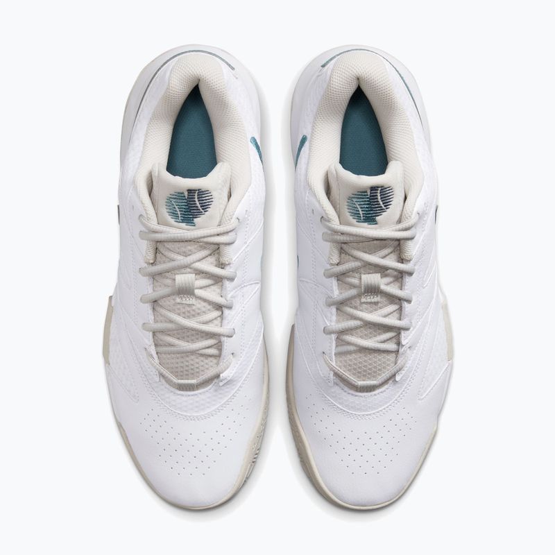 Férfi teniszcipő Nike Court Lite 4 White/Light Bone/New Slate/Smokey Blue 5