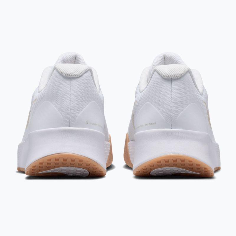 Férfi teniszcipő Nike Vapor Lite 3 White/Summit White/Light Orewood Brown 4