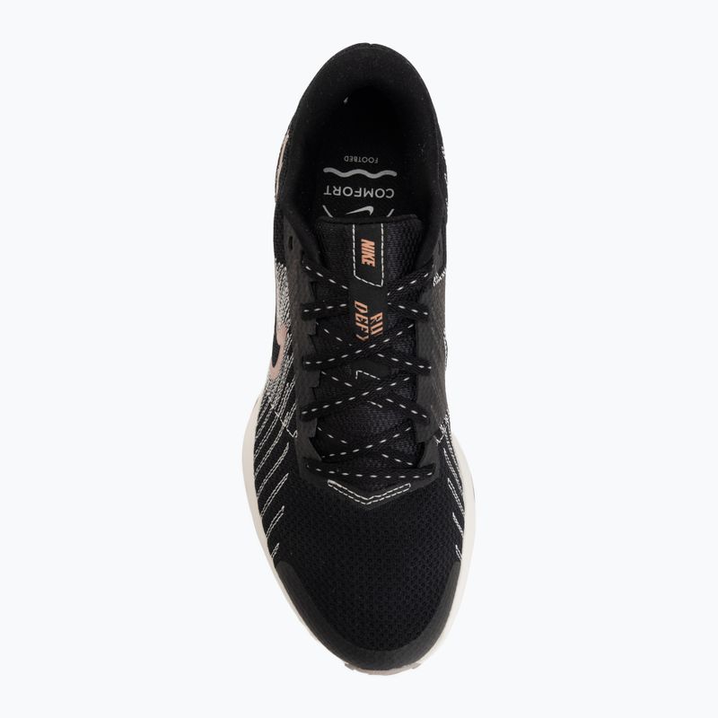 Női futócipők Nike Run Defy black/sail/phantom/metallic rose gold 5