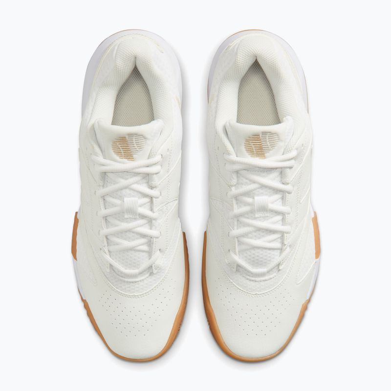 Férfi teniszcipő Nike Court Lite 4 White/Summit White/Linen/Light Orewood Brown 5