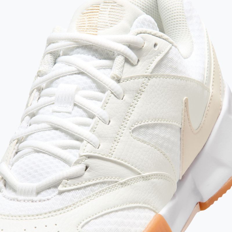 Férfi teniszcipő Nike Court Lite 4 White/Summit White/Linen/Light Orewood Brown 7