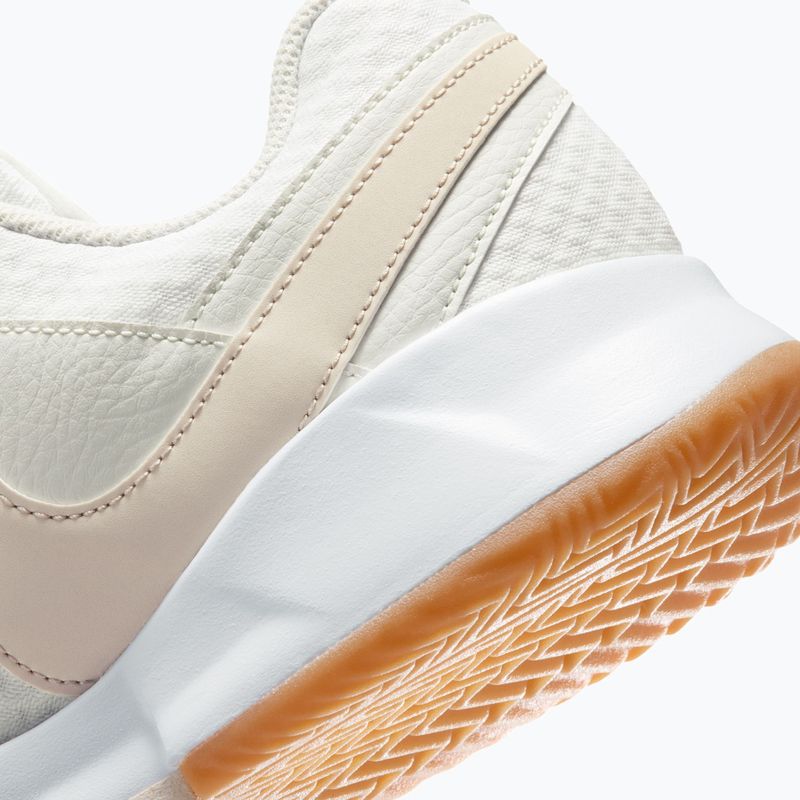Férfi teniszcipő Nike Court Lite 4 White/Summit White/Linen/Light Orewood Brown 8