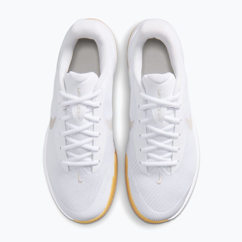 Női teniszcipő Nike Vapor Lite 3 White/Summit White/Light Orewood Brown 5