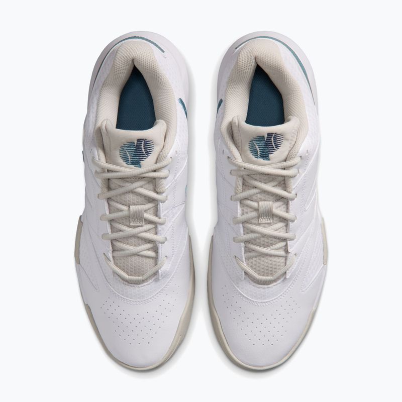 Férfi teniszcipő Nike Court Lite 4 White/Light Bone/New Slate/Smokey Blue 5