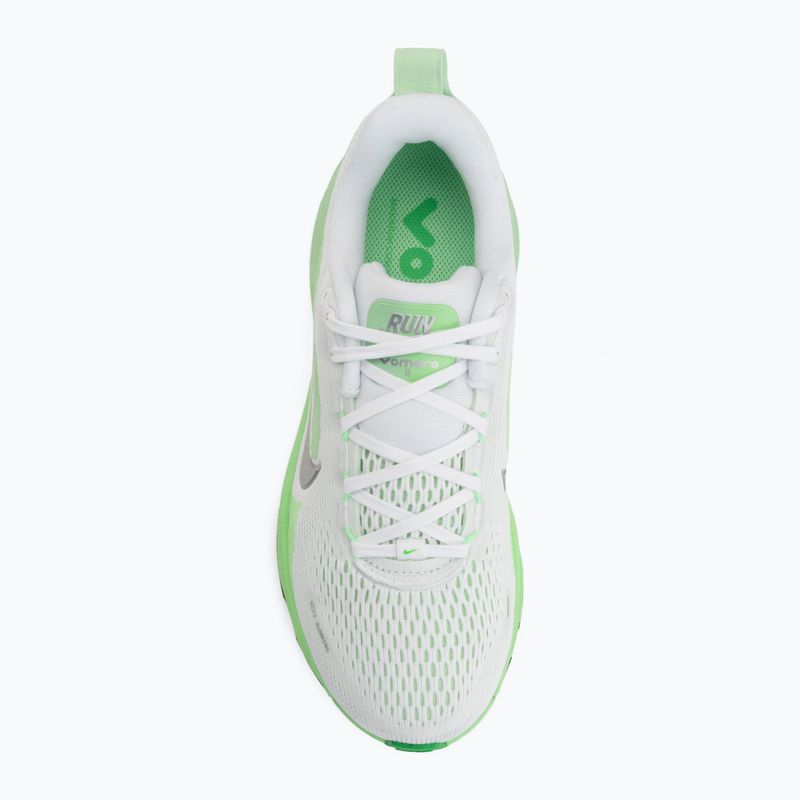 Női futócipők Nike Vomero 18 white/illusion green/metallic silver 5