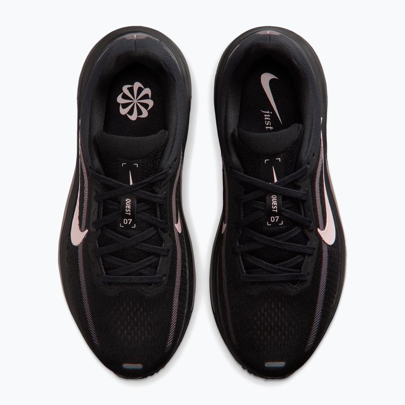 Női futócipők Nike Quest 7 black/taupe haze/silt red 5