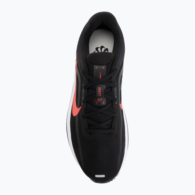 Férfi futócipők Nike Quest 7 black/white/anthracite/red orbit 5