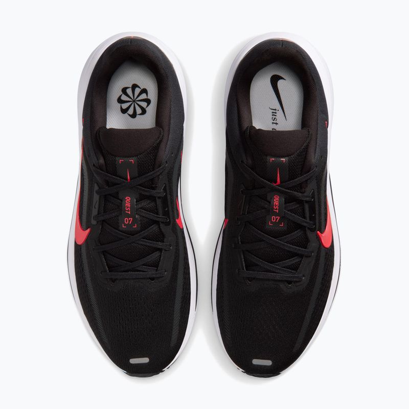 Férfi futócipők Nike Quest 7 black/white/anthracite/red orbit 5