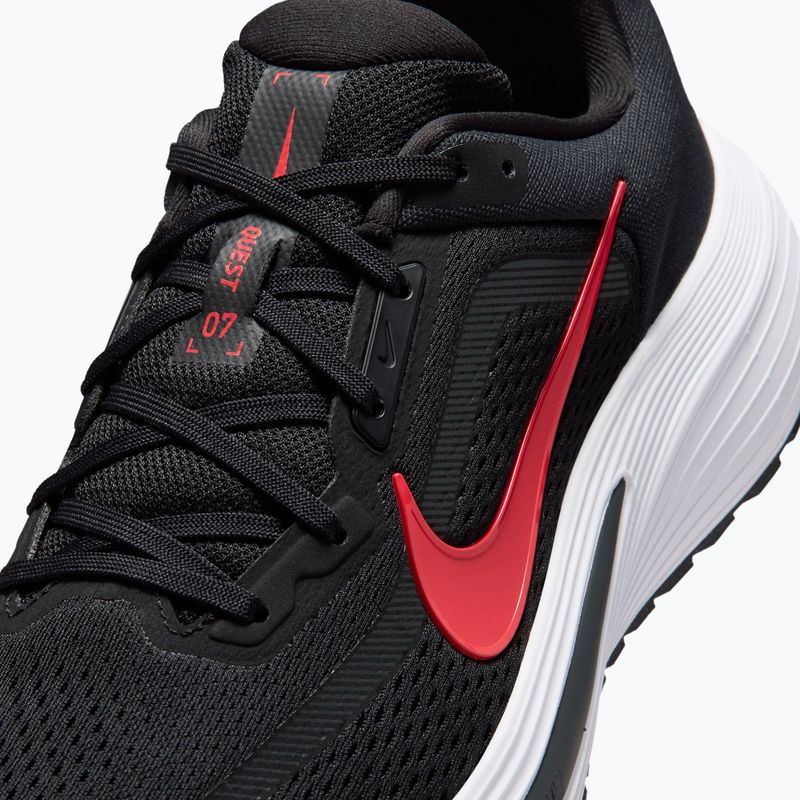 Férfi futócipők Nike Quest 7 black/white/anthracite/red orbit 7