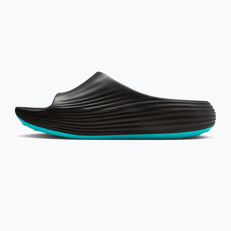 Férfi papucsok Nike ReactX Rejuven8 black/gamma blue/metallic silver 2