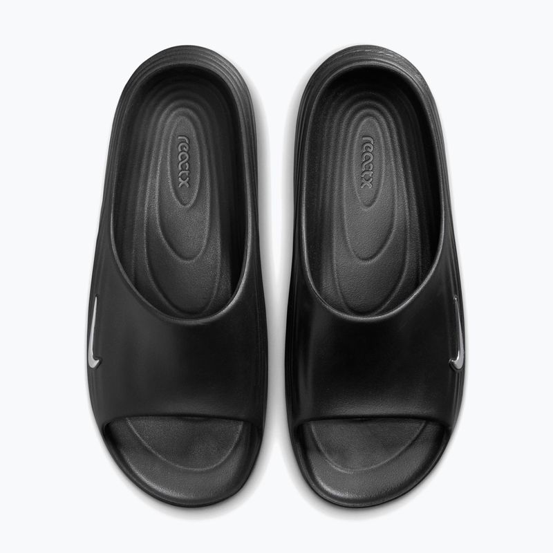 Férfi papucsok Nike ReactX Rejuven8 black/gamma blue/metallic silver 4