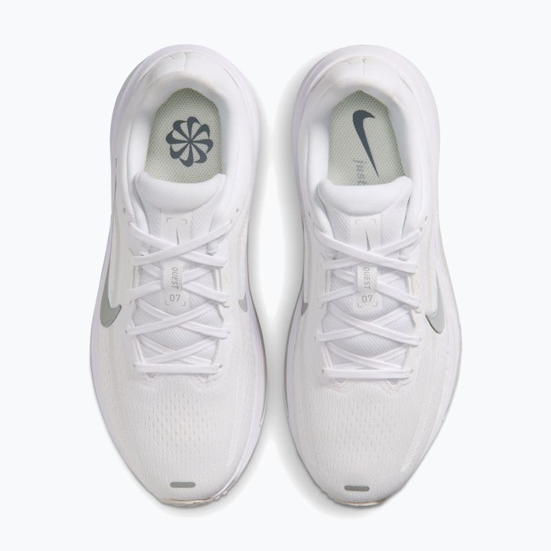 Női futócipők Nike Quest 7 white/vast grey/vast grey/wolf grey 5
