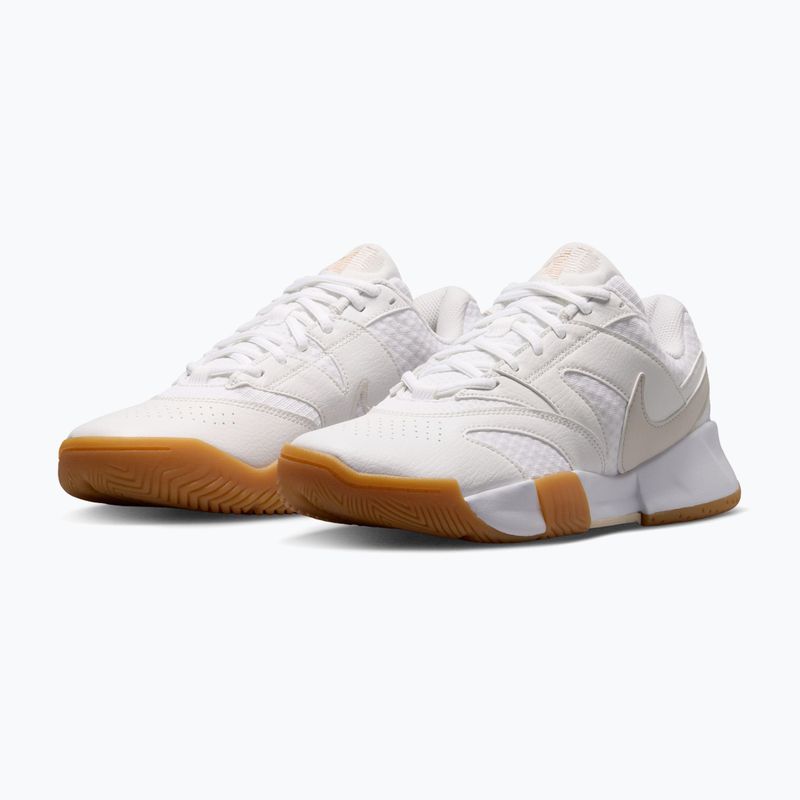 Női teniszcipő Nike Court Lite 4 White/Summit White/Linen/Light Orewood Brown 3