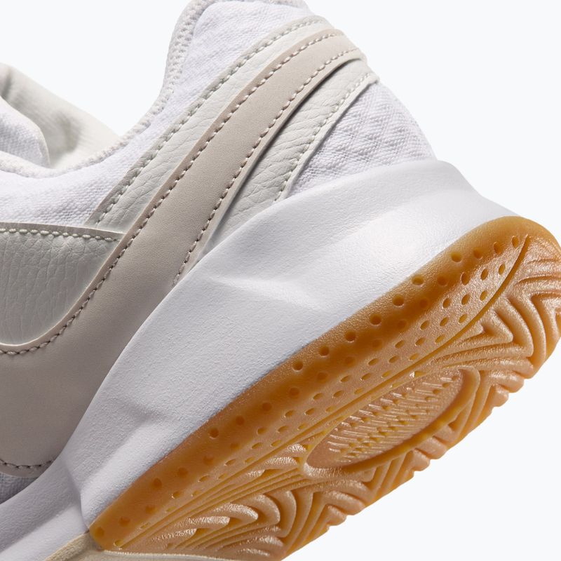 Női teniszcipő Nike Court Lite 4 White/Summit White/Linen/Light Orewood Brown 8