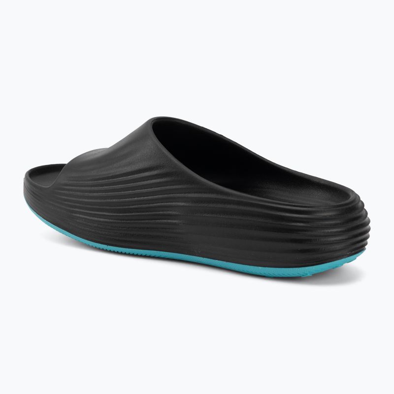 Férfi papucsok Nike ReactX Rejuven8 black/gamma blue/metallic silver 3