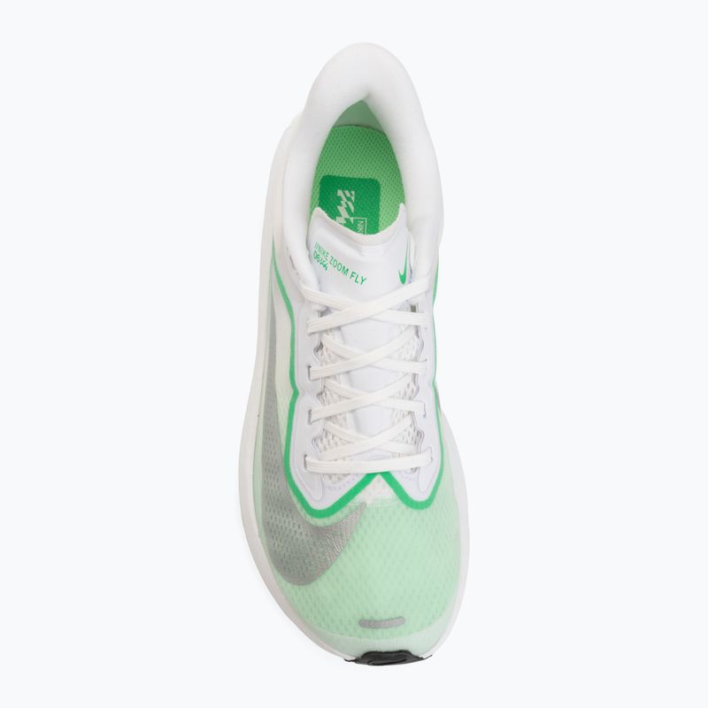 Női futócipők Nike Zoom Fly 6 white/illusion green/metallic silver 5