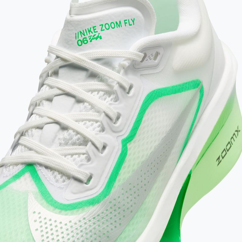 Női futócipők Nike Zoom Fly 6 white/illusion green/metallic silver 7