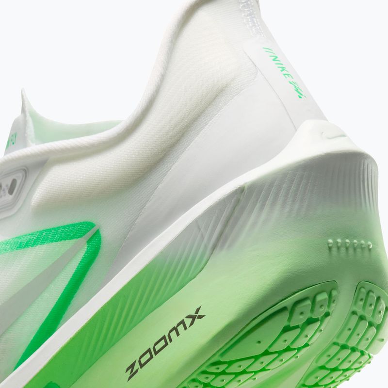 Női futócipők Nike Zoom Fly 6 white/illusion green/metallic silver 8