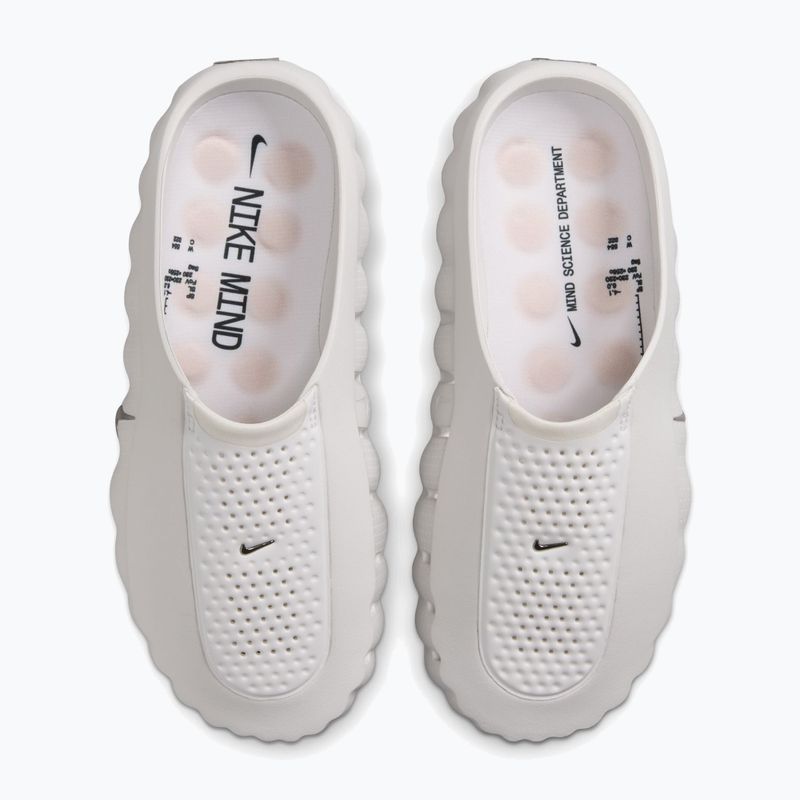 Női papucsok Nike Mind 001 summit white/phantom/metallic silver 4