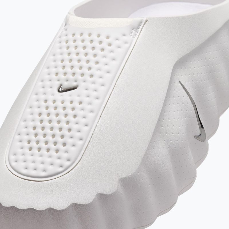 Női papucsok Nike Mind 001 summit white/phantom/metallic silver 5