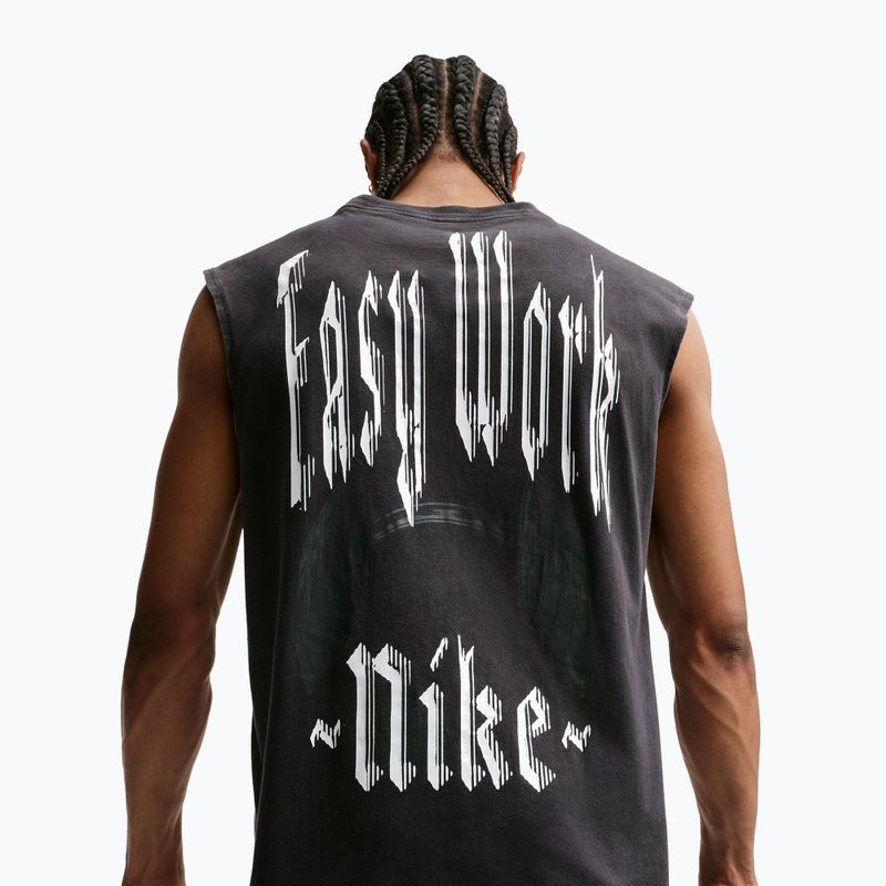 Férfi edző póló Nike Sleeveless T-Shirt black/white 4