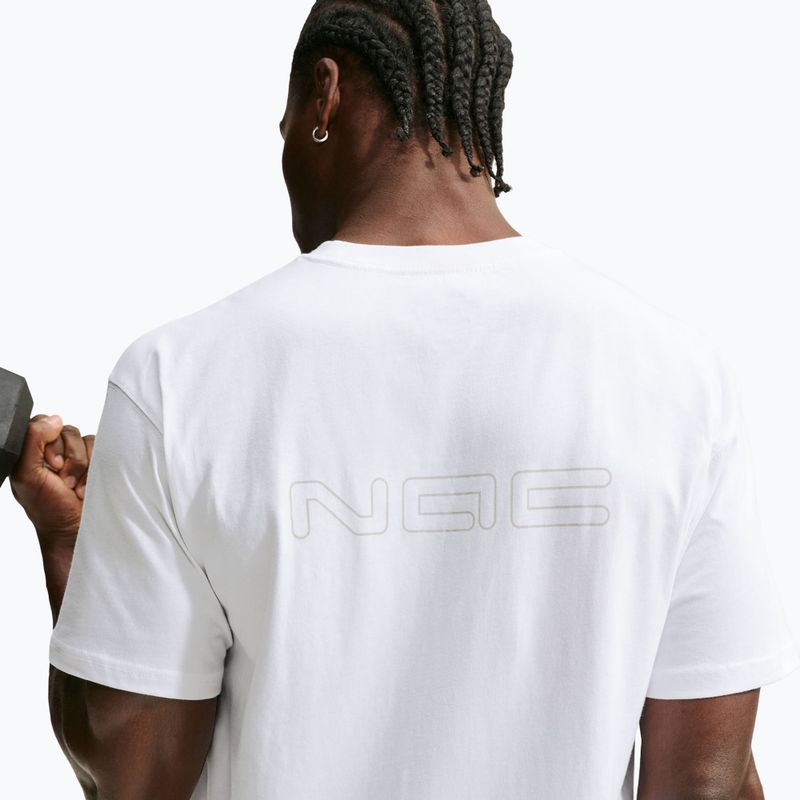 Férfi edző póló Nike N.A.C. white/ight smoke grey 4