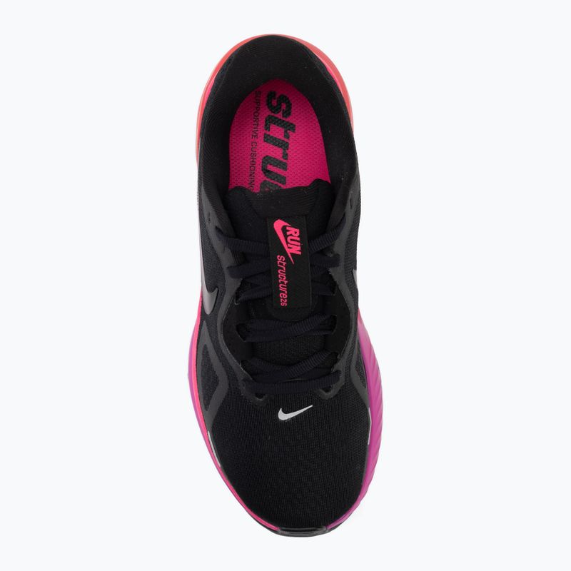 Női futócipők Nike Structure 26 black/hyper pink/laser crimson/black 5