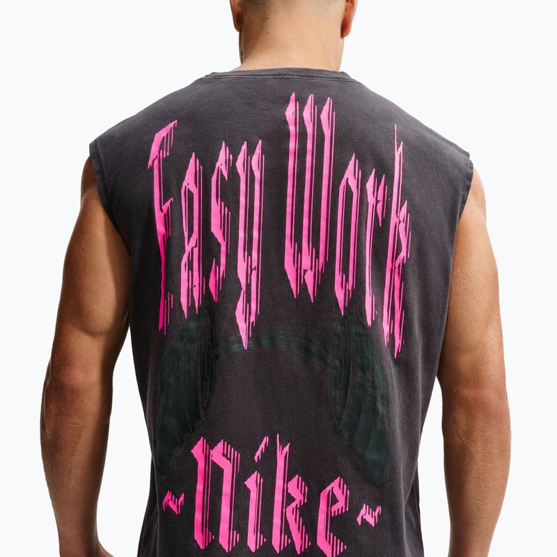 Férfi edző póló Nike Sleeveless T-Shirt black/hyper pink 5