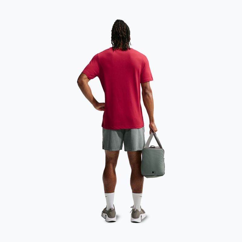 Férfi edző póló Nike Dri-FIT tough red/white 3