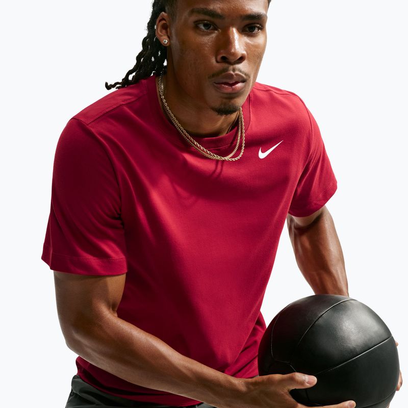 Férfi edző póló Nike Dri-FIT tough red/white 4