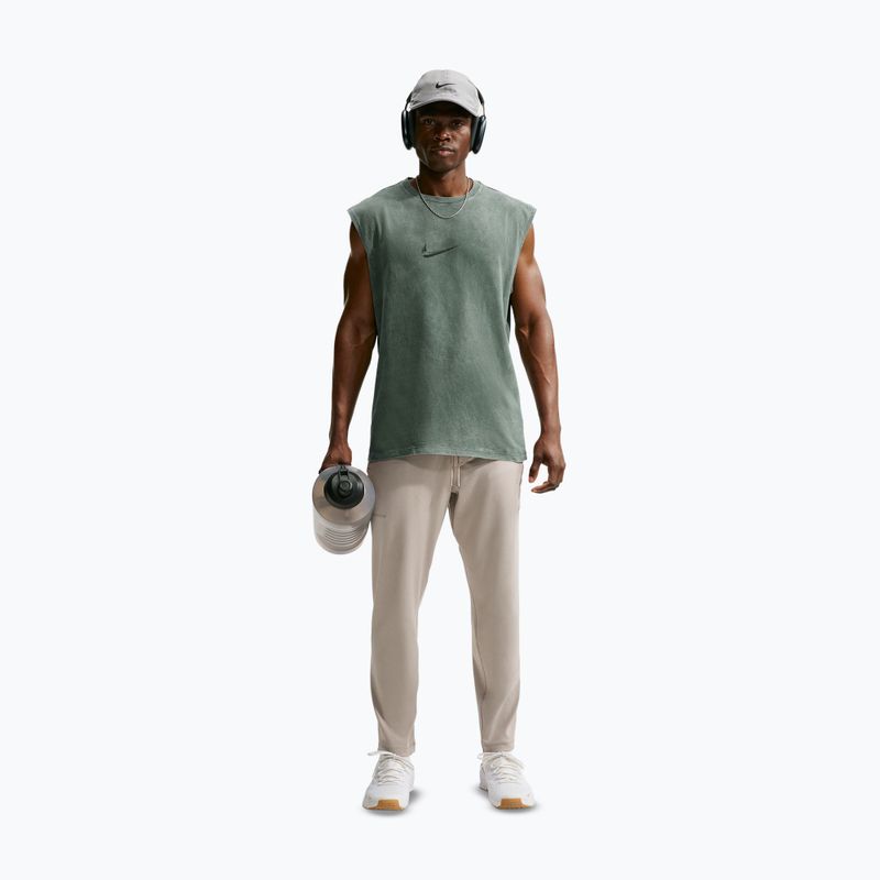 Férfi edző póló Nike Sleeveless T-Shirt camo green/light army 7